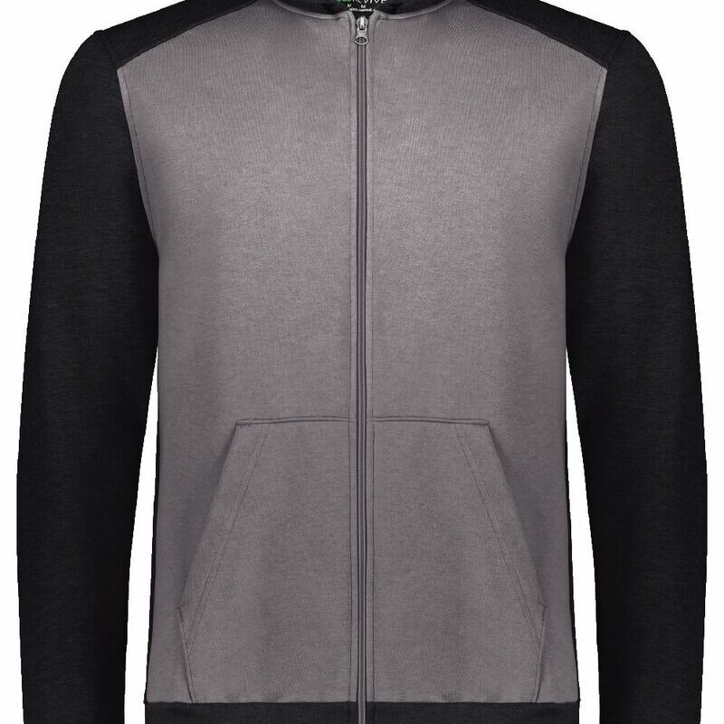 Youth Eco Revive™ Three-Season Triblend Fleece Full-Zip Hooded Sweatshirt Thumbnail