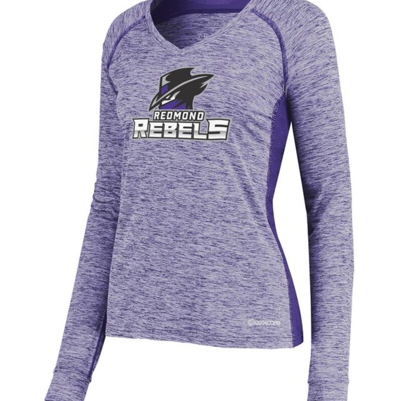 Ladies Electrify Long Sleeve Tee Powered by Coolcore(r) Thumbnail