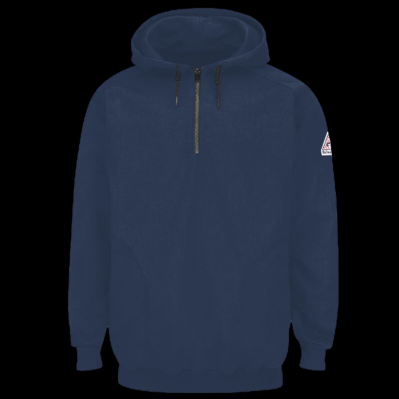 Men's Flame Resistant Quarter-Zip Hooded Sweatshirt Thumbnail