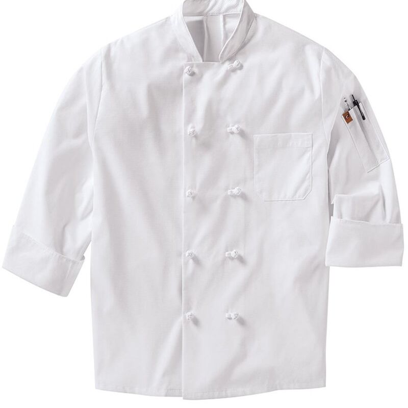Mimix™ Ten Knot Button Chef Coat with OilBlok Thumbnail