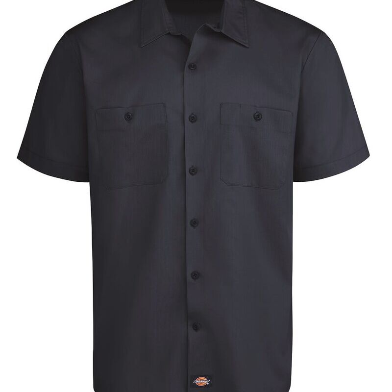 Men's Tall Industrial Worktech Ventilated Short Sleeve Work Shirt Thumbnail